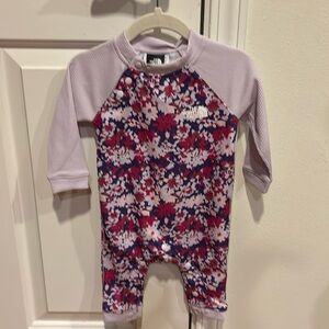 The North Face Baby waffle lightweight flashdry outdoors one piece.